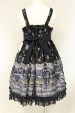 画像6: metamorphose / Black Swanハイウエストジャンパースカートセット  ダークグレー系 O-26-08-27-011-ME-OP-IG-OS (6)