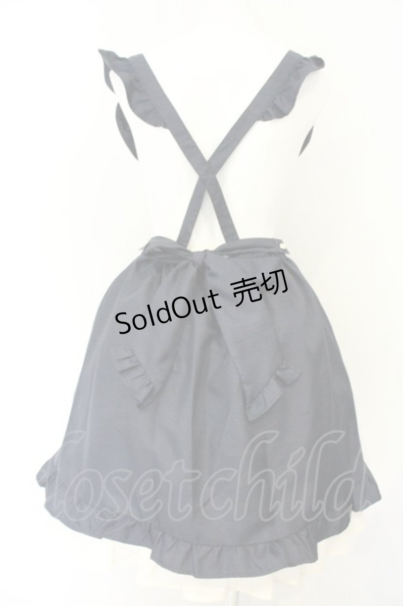 画像3: axes femme kawaii / りんご刺繍スカート M ネイビー O-26-08-28-098-AX-SK-OW-OS (3)