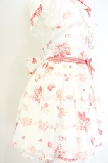 画像3: LIZ LISA / Creamy Berry柄セットアップ 0 シロ×アカ O-26-08-28-018-LO-OP-OW-OS (3)