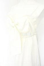 画像2: Ank Rouge / BIGリボンキャミワンピース M シロ O-26-08-28-022-CA-OP-OW-OS (2)