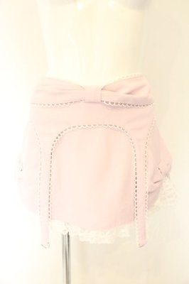 Preview of Side ribbon & frill back ribbon skirt　スカート M ピンク