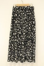 画像3: INGEBORG / ロゴリボンpt.サッシュベルト付きスカート 3(9号) クロ O-26-08-29-031-LO-SK-IG-OS (3)