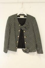 画像1: INGEBORG / ドットキルトジャケットセットアップ  クロ O-26-08-29-042-LO-JA-IG-OS (1)