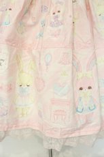画像3: Angelic Pretty / Fancy Paper Dolls襟付きジャンパースカート  ピンク O-26-08-29-058-AP-OP-OW-OS (3)