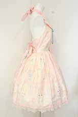 画像4: Angelic Pretty / Fancy Paper Dolls襟付きジャンパースカート  ピンク O-26-08-29-058-AP-OP-OW-OS (4)