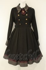 画像1: Amavel / Histoire Epeistミリタリーワンピース F クロ O-26-08-29-067-CA-OP-OW-OS (1)