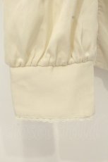 画像3: axes femme kawaii / ヴィンテージサテンブラウス M キナリ O-26-08-29-074-AX-BL-OW-OS (3)