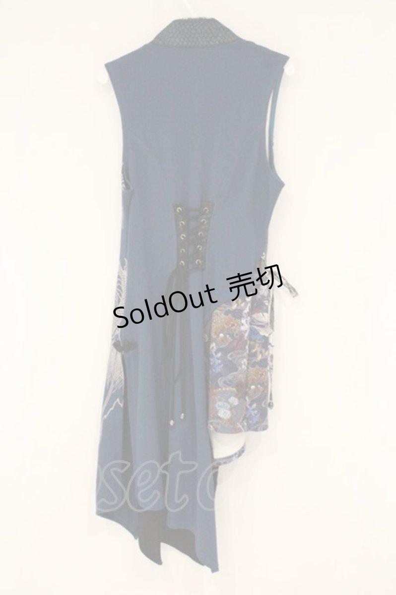 画像5: Qutie Frash / 胸あき着物チュニック  グリーン O-26-08-29-100-QU-TO-OW-OS (5)