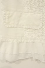 画像3: INGEBORG / ゴージャスピコフリルブラウスジャケット 3(9号) シロ O-26-08-29-025-LO-JA-IG-OS (3)