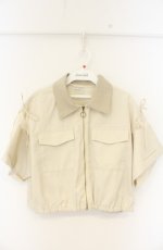 画像1: axes femme / ポケットデザインジップシャツ F ベージュ O-26-08-30-063-AX-TO-IG-OS (1)