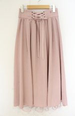 画像1: axes femme POETIQUE / バックフリルレースアップスカート M ピンク O-26-08-30-072-AX-SK-IG-OS (1)