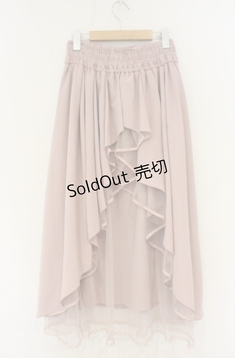画像2: axes femme POETIQUE / バックフリルレースアップスカート M ピンク O-26-08-30-072-AX-SK-IG-ZT806 (2)