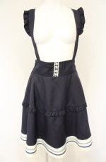 画像1: axes femme POETIQUE / お花レース使いサススカート M ネイビー×オフシロ O-26-08-30-073-AX-SK-IG-OS (1)