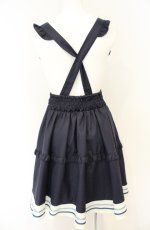 画像2: axes femme POETIQUE / お花レース使いサススカート M ネイビー×オフシロ O-26-08-30-073-AX-SK-IG-OS (2)