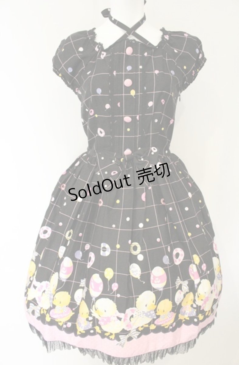 画像1: metamorphose / CL The March of Duck ワンピース  クロ O-26-08-30-080-ME-OP-IG-OS (1)