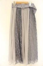 画像1: axes femme / レース×チュールスカート M グレー O-26-08-30-098-AX-SK-OW-OS (1)