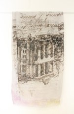画像1: axes femme / 英字pt大判ストール 196×115cm グレー系 O-26-08-31-001-AX-ZA-OW-OS (1)