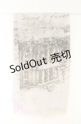 Preview of 英字pt大判ストール 196×115cm グレー系