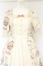 画像2: axes femme kawaii / 10thアニバーサリーワンピース M キナリ O-26-08-31-004-AX-OP-OW-OS (2)