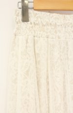 画像2: axes femme / チュール×レースイレヘムスカート M キナリ O-26-08-31-044-AX-SK-OW-OS (2)