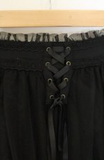 画像2: axes femme POETIQUE / チュール重ねスカート M クロ O-26-08-31-047-AX-SK-OW-OS (2)