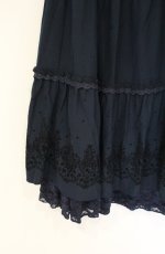 画像2: axes femme / 裾プリントロングスカート M ネイビー O-26-08-31-057-AX-SK-OW-OS (2)