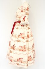 画像3: axes femme kawaii / お菓子の家柄ワンピース M キナリ O-26-08-31-005-AX-BL-OW-OS (3)