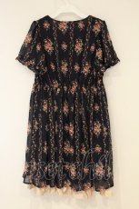 画像3: axes femme / ローズ縦ラインワンピース M ネイビー O-26-08-31-1003-AX-OP-OW-OS (3)