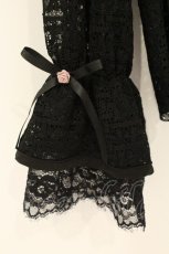 画像2: axes femme / レースパーカープルオーバー F クロ O-26-08-31-1055-AX-TO-IG-OS (2)