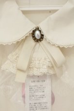 画像2: m petit by misako / AMジャボタイ付きブラウス LL アイボリー O-26-08-31-1056-LO-BL-IG-OS (2)