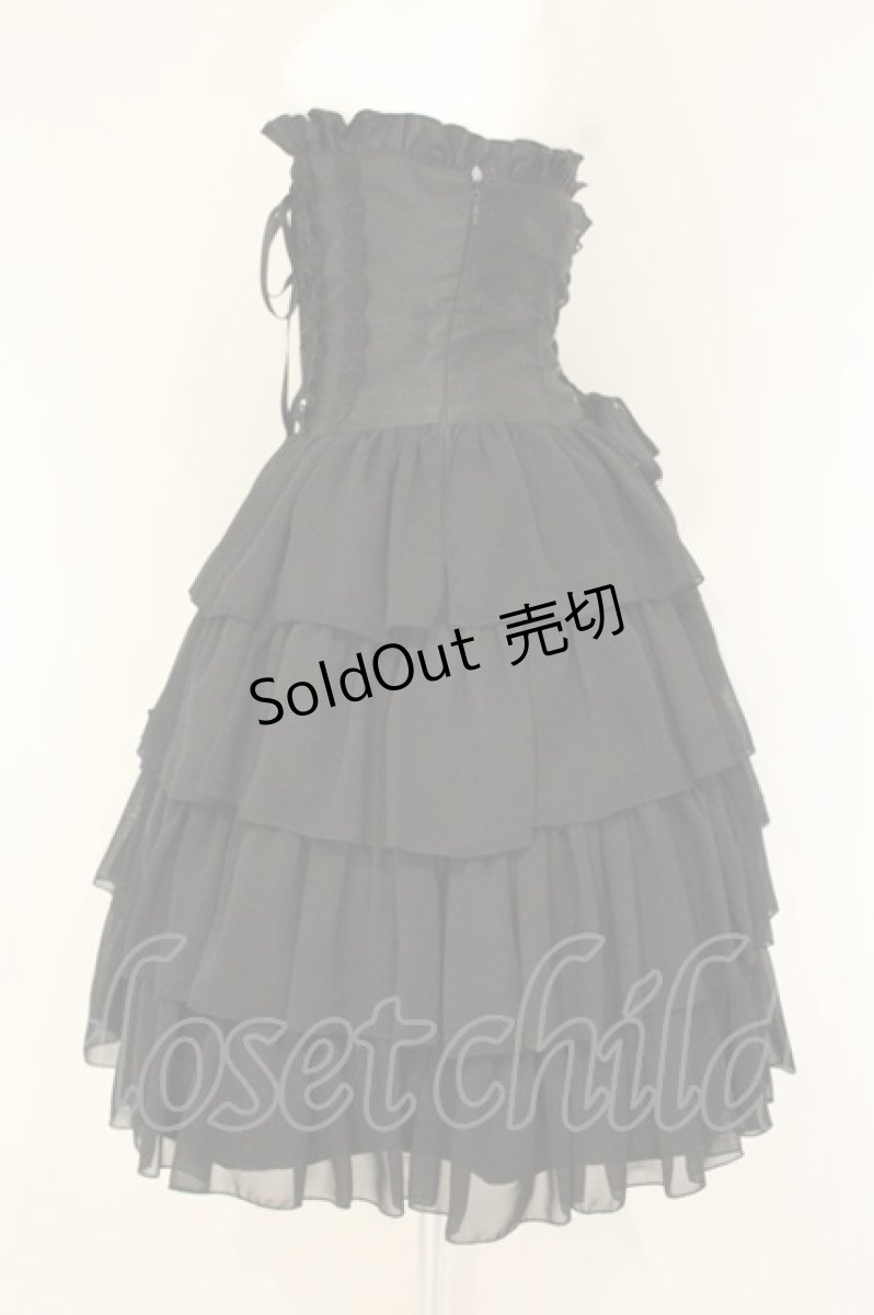 画像3: ATELIER PIERROT / シンフォニア　コルセットスカート  ブラック O-26-08-31-1063-EL-SK-IG-OS (3)