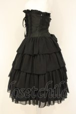 画像3: ATELIER PIERROT / シンフォニア　コルセットスカート  ブラック O-26-08-31-1063-EL-SK-IG-OS (3)