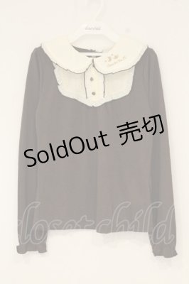 Preview of アリス刺繍ヨーク切り替えプルオーバー M ブラウン