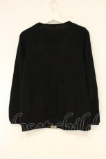 画像3: axes femme / エンブレム刺繍使いカーディガン M クロ O-26-08-31-1016-AX-TO-OW-OS (3)