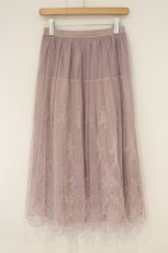 画像1: axes femme / レーシーチュールスカート M ピンク O-26-08-31-1017-AX-SK-OW-OS (1)