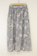 画像1: axes femme / 花柄シアージャカードスカート F グレー O-26-08-31-1020-AX-SK-OW-OS (1)