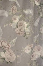画像2: axes femme / 花柄シアージャカードスカート F グレー O-26-08-31-1020-AX-SK-OW-OS (2)