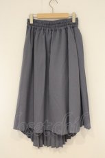 画像3: axes femme / ダブルプリーツアシメスカート M ブルーグレー O-26-08-31-1022-AX-SK-OW-OS (3)