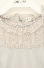 画像2: axes femme / レースビスチェ切替タンク M グレー O-26-08-31-009-AX-TO-OW-OS (2)