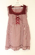 画像1: axes femme / チェックトップス M アカ O-26-08-31-018-AX-TO-OW-OS (1)