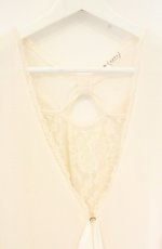 画像2: axes femme / バックレースロングカーディガン M キナリ O-26-08-31-022-AX-TO-OW-OS (2)