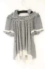 画像2: axes femme / 肩リボントップス M クロ O-26-08-31-025-AX-TO-OW-OS (2)