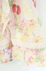画像2: LIZ LISA / フルーツロゴ柄スカパン  ピンク O-26-09-01-1039-LO-PA-IG-OS (2)