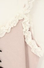 画像2: Ank Rouge / テレコタンクトップ  ピンク O-26-09-01-1044-CA-TO-IG-OS (2)