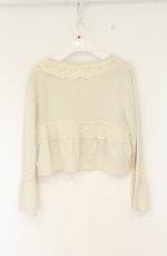 画像3: axes femme / 袖切替えレース使いボレロ  アイボリー O-26-09-01-1046-AX-TO-IG-OS (3)