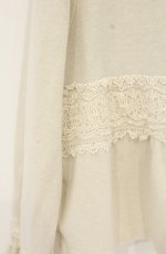 画像4: axes femme / 袖切替えレース使いボレロ  アイボリー O-26-09-01-1046-AX-TO-IG-OS (4)