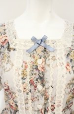 画像4: Innocent World / 華麗な薔薇のロココドレス M サックス O-26-09-01-1048-IW-OP-IG-OS (4)