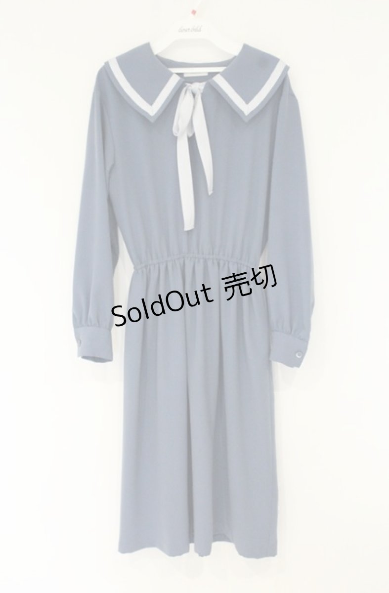 画像1: MILK / Sailor dress  ブルー O-26-09-01-1054-ML-OP-IG-OS (1)