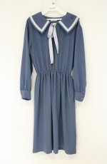 画像1: MILK / Sailor dress  ブルー O-26-09-01-1054-ML-OP-IG-OS (1)