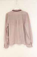 画像3: axes femme / 刺繍入スタンドカラーブラウス M ピンク O-26-09-01-1057-AX-BL-OW-OS (3)